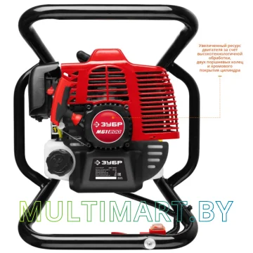 Мотобур Зубр МБ1-200 без шнека картинка 3